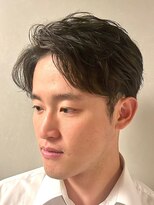 メンズココ 清澄白河店(MENS COCO)&nbsp;ニュアンスパーマセンターパートコンマヘアツーブロック