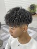 【秋山指名】カット＋ホワイトメッシュ(メッシュキャップ)￥17850～￥19850