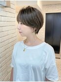 ショートボブ/簡単スタイリング/丸みショート/可愛い/20代30代