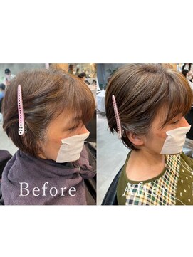 ティダスマイル 吉祥寺店(tida smile) 白髪ぼかしハイライト