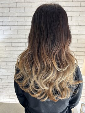 ヴァイブス(vibes) グラデーション×アッシュベージュ