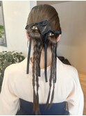 卒業式ヘアセット