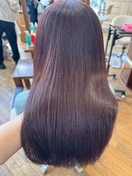 イーストハムヘッドショップ(EAST HAM head shop) うる艶　髪質改善/ナチュラルピンクブラウン