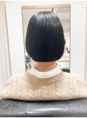 艶髪ストレートボブ