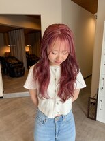 スリーバイザサロン(THREE by the salon)&nbsp;ハイトーンピンク！