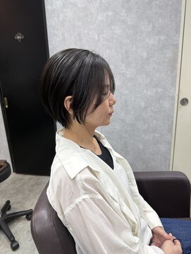 シールドヘアー 沖縄 新都心(C'LD Hair) 那覇美容室/おもろまち美容室/丸みショート/ショートボブ/小顔