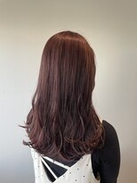 サラ ビューティー サイト 古賀店(SARA Beauty Sight)&nbsp;ピンクブラウン/ワインレッド/暖色カラー/ヘアカラー/艶カラー