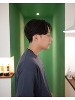 アナンダ(ananda)&nbsp;高校生メンズカット！センターパート＋２ブロック