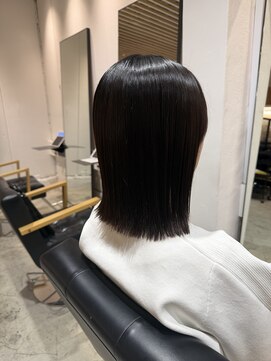 ナンバースリー 溝の口店(Number Three) 切りっぱなしボブ【N°3溝の口】