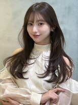 ロンドガーネット 池袋(Lond garnet)&nbsp;暗めカラー/韓国風巻き/レイヤーカット/髪質改善/縮毛矯正/池袋