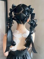 アルバム 新宿(ALBUM SHINJUKU)&nbsp;韓国ヘアロング前髪カットおくれ毛_ba571783