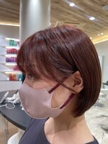 ブラウン(Brown)&nbsp;小顔ショートボブ