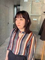 クス(KUsU) くびれミディ/くびれレイヤー/レッドブラウン