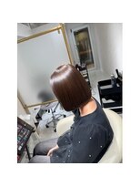 ミヨン 京橋店(miyon)&nbsp;韓国レイヤーカット×暗髪カラー×髪質改善