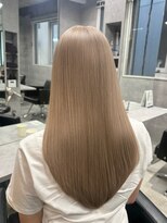 ルイス(L'wis)&nbsp;渋谷 ブリーチ ミルクティーベージュ 学割