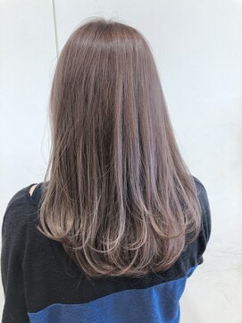 モリオフロムロンドン 大宮店(morio from London) 【morio坪井】ケアブリーチ×シアベージュ×ふわふわワンカール