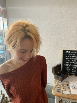 ヘアアンドスペース ベロン(hair&space velon) ブリーチショート