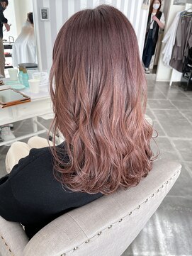 ヘアー フルール(Hair fleur) violet gradation