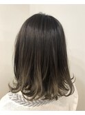 【アッシュグレー×グラデーションカラー】担当 中野れお
