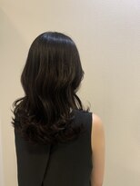 シェノン 西梅田(CHAINON)&nbsp;韓国スタイル、かきあげ、ミディアムレイヤーくびれヘア