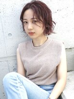 バース(BIRTH)&nbsp;天神【BIRTH】大人かわいいセンターパートウエーブボブ　13