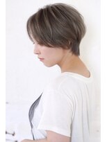 グランアージュ 池袋東口店(grandage)&nbsp;大人可愛いフェザーショートボブ×透明感アッシュベージュ/池袋