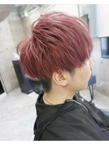 ヘアテリア リュウ 大塚(hair teria ryu) 刈り上げマッシュ×ローズピンクカラー