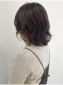 伸ばしかけウェーブボブ