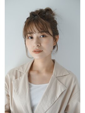 パール(PearL) 【PearL】モテお団子アレンジ×ヘーゼルベージュカラー