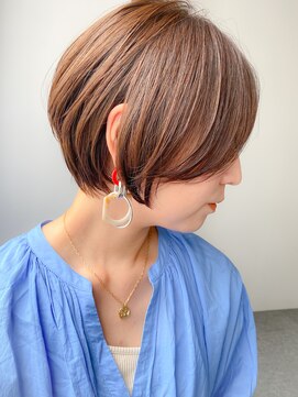 シェリル ヘアーアンドビューティー(cherir HAIR&BEAUTY) 丸みショートボブ/オリーブベージュ/似合わせカット