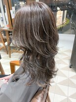 バブ バイネオリーブ(Bab by neolive)&nbsp;白髪ぼかしハイライト♪フェミニン ダークアッシュ