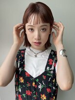 ボブ/切りっぱなしボブ/前髪カット/顔周りカット/小顔/銀座