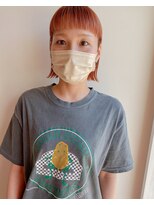 ツイギー 宮西店(TWiGGY) ブリーチで作るオレンジカラー