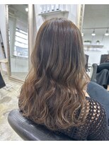 ヘアー アトリエ エゴン(hair atelier EGON)&nbsp;ブリーチなし赤みを抑えた透明感カラー！