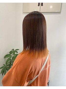 リープリング(Liebling) 裾カラー　オレンジ