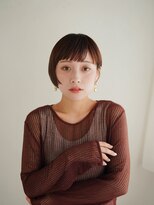 ムク 甲府(muku.)&nbsp;前髪//ココアベージュ/小顔に見せるヘア/オリーブグレー[甲府駅]