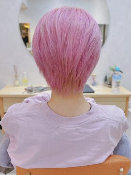 キビト(kibito) ペールピンク×ボーイッシュショート