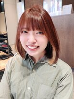 【春に向けて】柔らかなふんわりボブスタイル