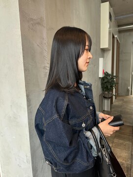 シアー(SHEER.) 髪質改善カラー×ブルーブラック【表参道,青山,外苑前美容室】