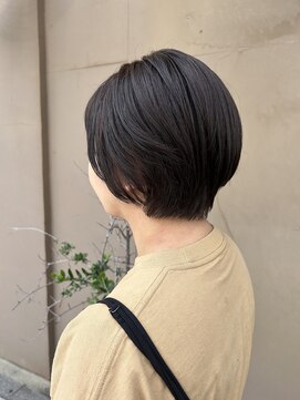 ココカラヘアー プラス(cococara‐hair plus) ショートボブ/丸みショート/アッシュグレー/艶髪