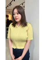 グラフ 立川(Graph.)&nbsp;オリーブベージュ/ベージュカラー/レイヤーカット