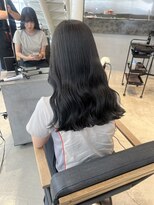 ブランコトレス 鏡島(BLANCO tres) 【ブリーチ無し】ブルーグレージュカラー