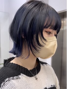 キラ 原宿(KILLA) 大人ガーリーチョコレートモードプリカールインナーカラー原宿