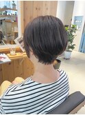 20代30代40代前下がりハンサムショート大人可愛いボブ