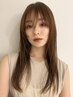 【ブリーチなしでも明るく】カット＋ブリーチなしダブルカラー　￥14400