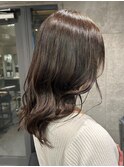 赤みをおさえたオリーブブラウンカラー【ことこ】