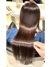 【極艶】PREMIUM美髪形整ストレート+カット+超音波5stepトリートメント