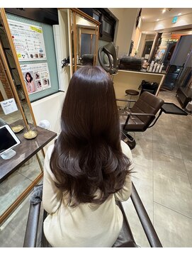 ヘアーサロン ウィング(HAIR SALON Wing) 赤坂*髪質改善ショコラグレージュブリーチなし