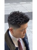 ウェーブパーマ ビジネスカット 日本橋