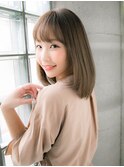 縮毛カラー同日施術可能!